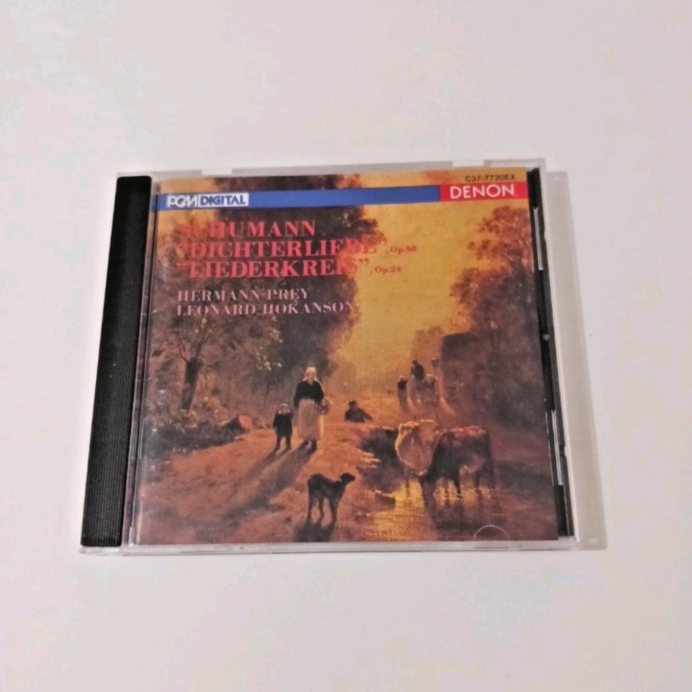 Schumann Dichterliebe CD Hermann Prey Denon Japan PCM Digital C37-7720 DDD Bklt